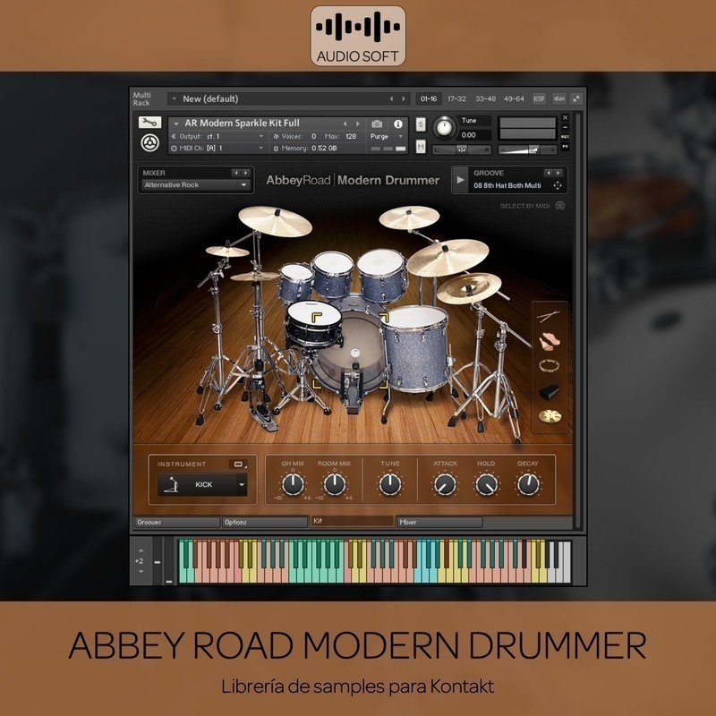 D_830665-MLC48296691113_112021-F.jpg Librerias Kontakt - Abbey Road Modern Drummer - Image 1
