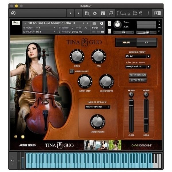 Cinesamples Artist Series Tina Guo - Samples Kontakt