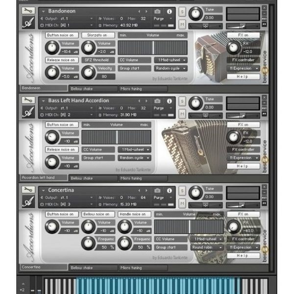 Best Service Accordions - Samples Kontakt