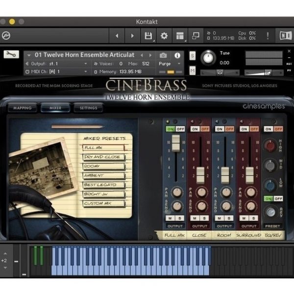 Cinesamples Cinebrass Twelve Horn Ensemble - Samples Kontakt