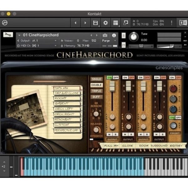 Cinesamples Cineharpsichord - Samples Kontakt
