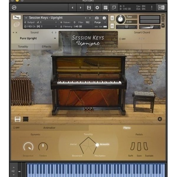 E-instruments Session Keys Upright - Samples Kontakt
