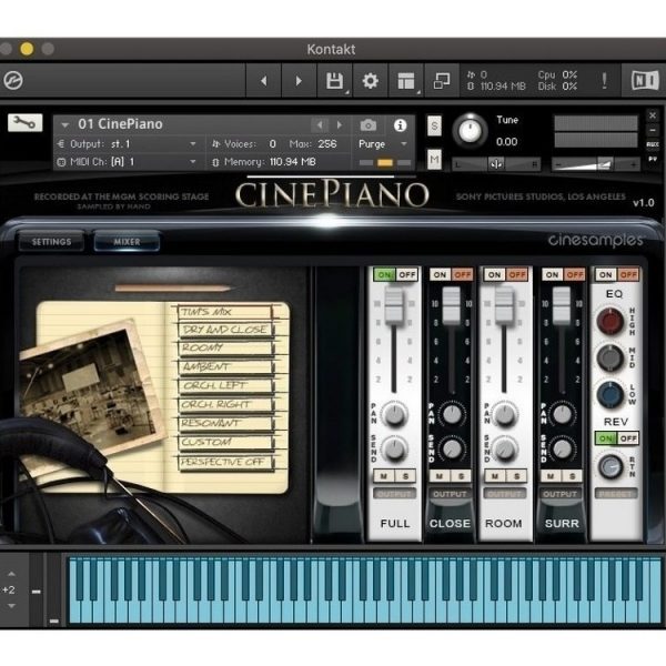 Cinesamples Cinepiano - Samples Kontakt
