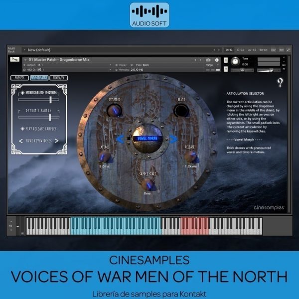 Cinesamples Voices Of War Men Of The North Para Kontakt