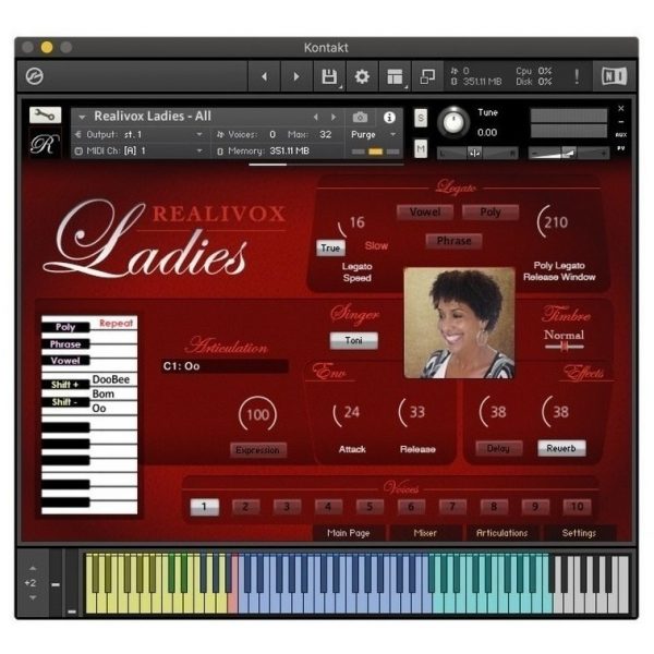 Realitone Realivox Ladies - Samples Kontakt