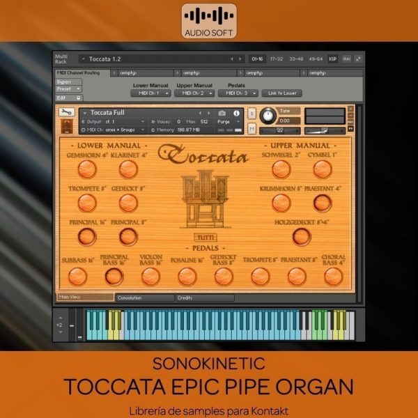 Librerias Kontakt - Sonokinetic Toccata Epic Pipe Organ