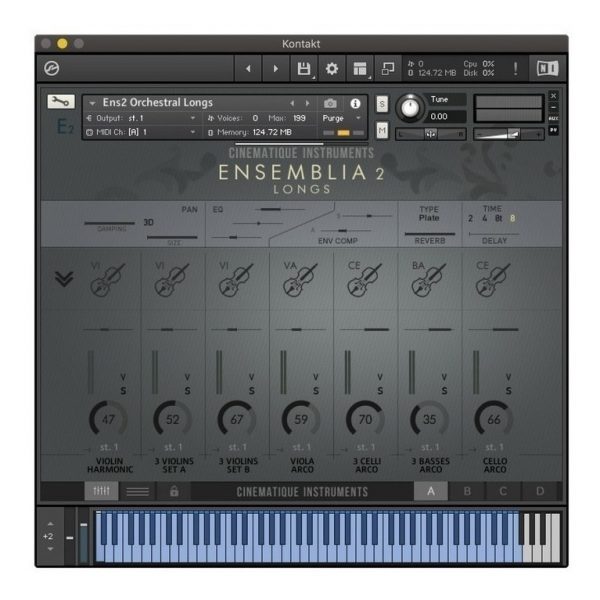 Cinematique Instruments Ensemblia 2 Orchestral - Kontakt