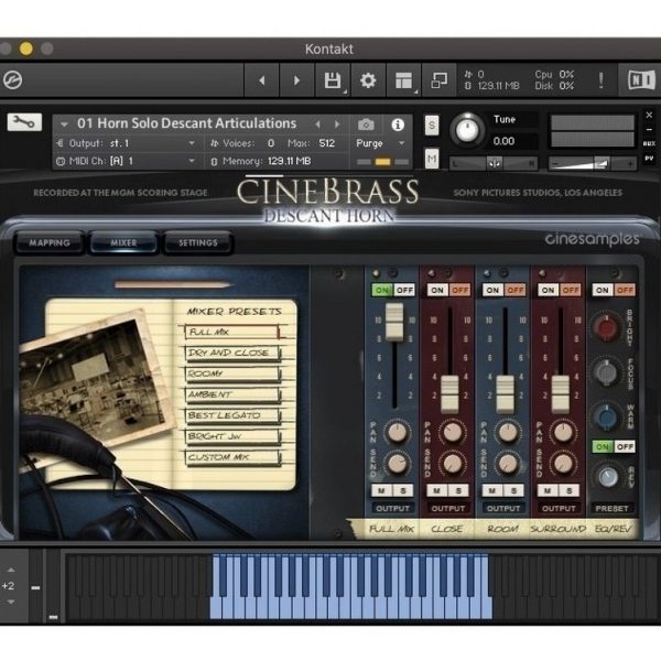 Cinesamples Cinebrass Descant Horn - Samples Kontakt