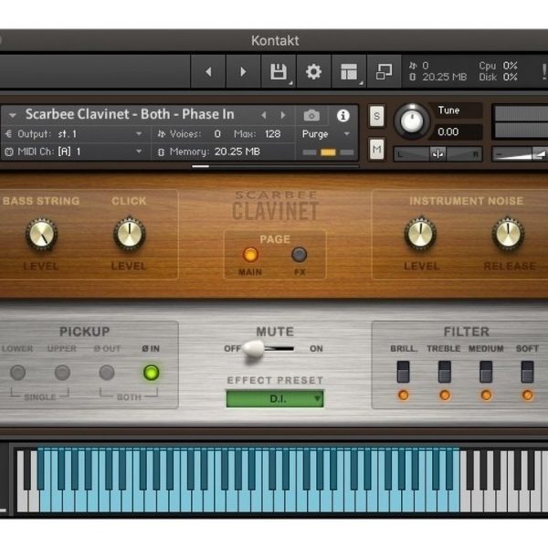 Scarbee Clavinet Pianet - Samples Kontakt