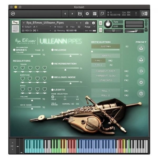 Ilya Efimov Uilleann Pipes - Samples Kontakt