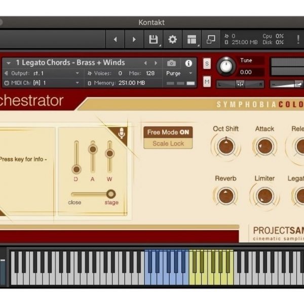 Projectsam Symphobia Colours Orchestrator - Samples Kontakt