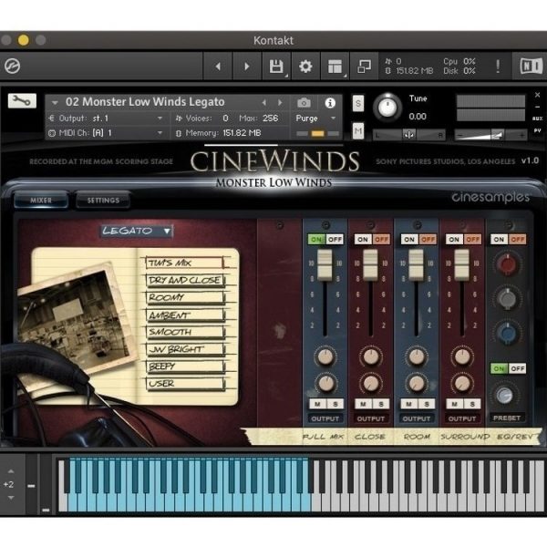 Cinesamples Cinewinds Monster Low Winds - Samples Kontakt