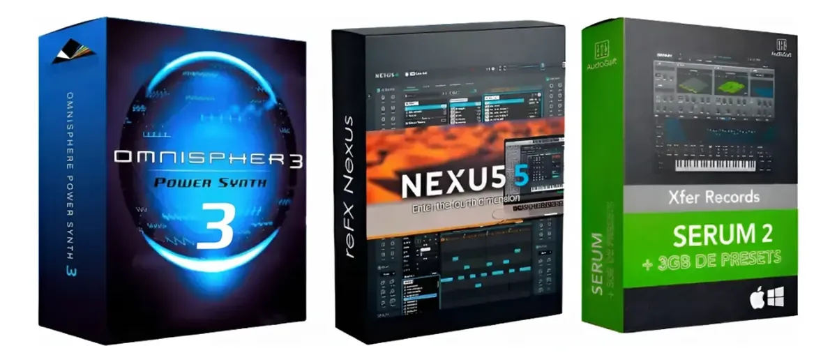 D_NQ_NP_2X_612375-MLC103240034342_012026-F.webp Omnisphere 3 + Nexus 5 + Xfer Serum 2 | Synth | Win Mac - Image 1
