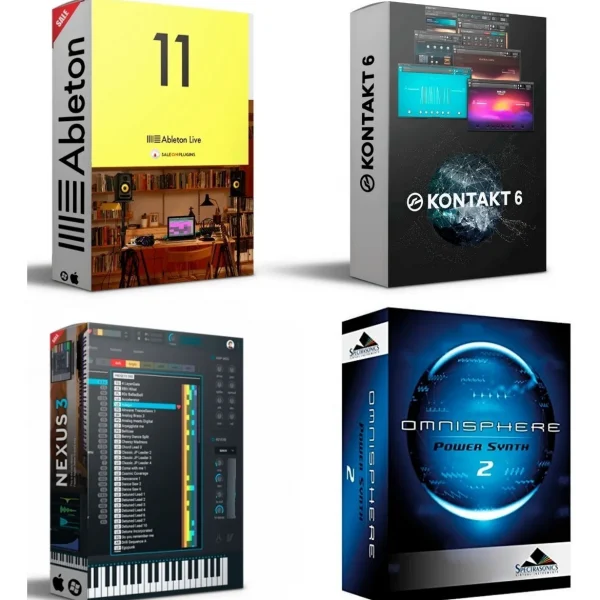 Ableton 11 + Kontakt 6 + Omnisphere 2 + Nexus 3 | Win Mac
