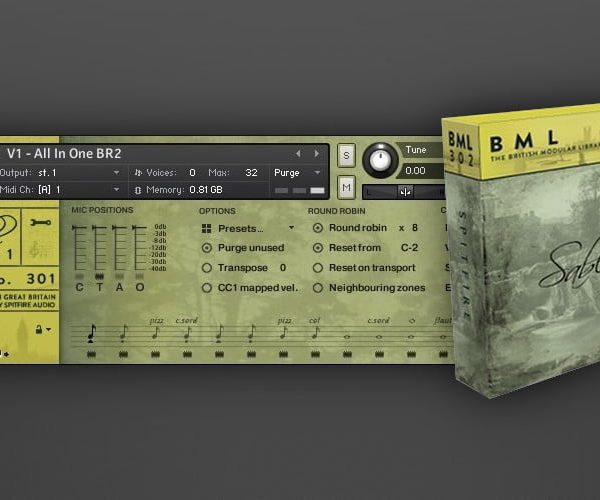 Spitfire Audio - BML Sable Strings Full (KONTAKT)