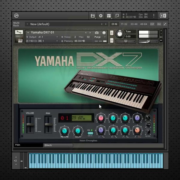 Yamaha DX7 - Librería para Kontakt